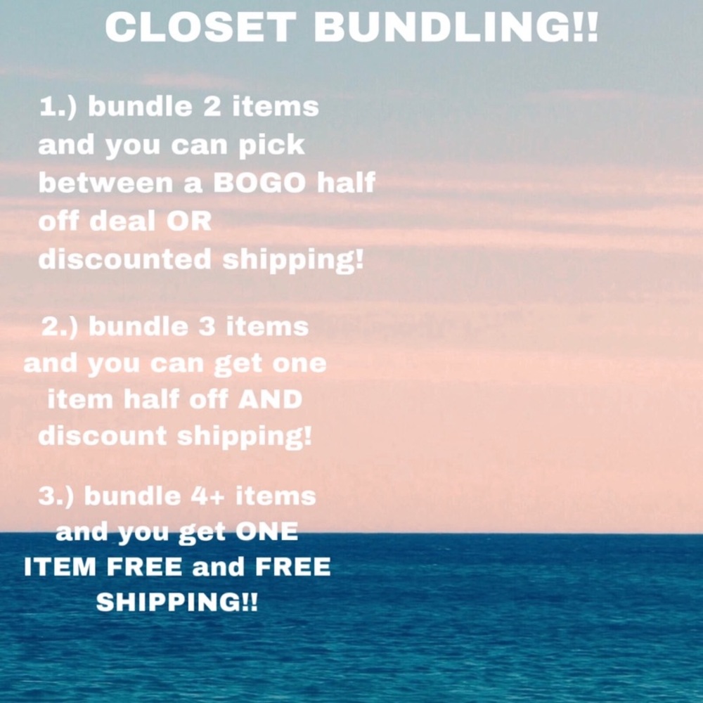 CLOSET BUNDLING RULES
